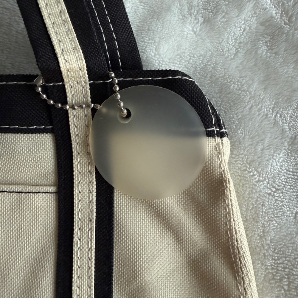 Ritz Carlton Tokyo Mini Tote Bag in Cream and Black - Picture 7 of 13